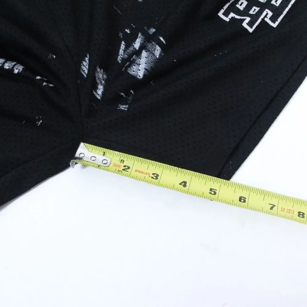 Eric Emanuel New York City Skyline Black Graphic Mesh Mens Large EE Basic Shorts